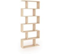 duehome Estantería High melamina, roble, 80 x 192 x 24