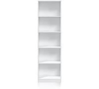 duehome Estantería juvenil smile melamina, blanco artik, 52 x 180 x 25