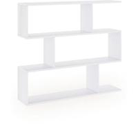 duehome Estantería Low melamina, blanco, 110 x 97 x 24