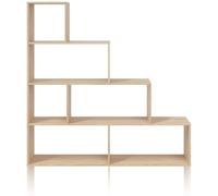 duehome Estantería melamina, roble, 145 x 145 x 29