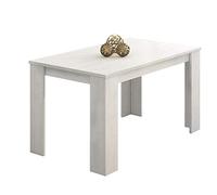 duehome | Mesa Comedor, Mesa Fija, Modelo Naya, Acabado Color Andersen Pino, Medidas: 140 cm (Largo) x 80 cm (Ancho) x 75 cm (Alto)