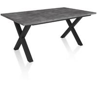 duehome Mesa de comedor 170 tablero, cemento, 167 x 75 x 90