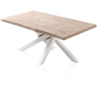 duehome Mesa de comedor Fit 180 madera, roble, 180 x 76 x 100