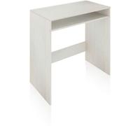 duehome Mesa de escritorio melamina, blanco, 79 x 78 x 43