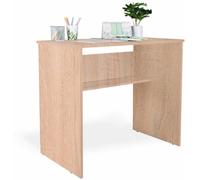 duehome Mesa de estudio siku melamina, cambria, 49,5 x 77 x 90