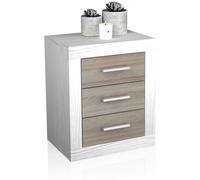 duehome Mesita de noche melamina, andersen, 50 x 61 x 35