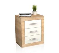 duehome Mesita de noche melamina, cambria, 50 x 61 x 35