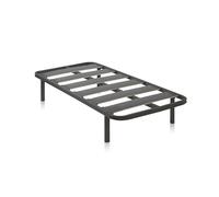 duehome | RX Carbon, Somier Lamina Ancha Firme, Base Cama con Patas, Acabado en Grafito, Medidas: 90 cm (Ancho) x 190 cm (Largo) x 30 cm (Alto)
