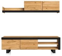 duehome Salón axis up 180 melamina, roble, 180 x 49 x 40