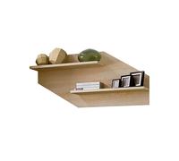 duehome | Salon Modular, Respaldo con Estantes, Composicion Salon Apilable, Modelo Nuka, Acabado en Tofe, Medidas: 130 cm (Largo) x 58 cm (Alto)