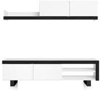 duehome Salón UP 180 melamina, blanco, 180 x 49 x 40