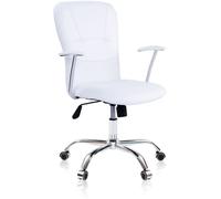 duehome Silla maggie símil, blanco, 58 x 106 x 55cm