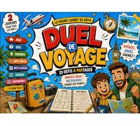 Duel de Voyage - Le Grand Carnet de Défis: 20 défis à partager pour 2 joueurs • Jeux, quiz, énigmes, mots mêlés, mots croisés, sudoku, labyrinthes et bien plus encore