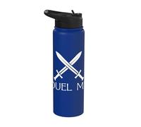 Duel Me Espada Luchando Caballero Medieval Europeo Stainless Steel Insulated Water Bottle