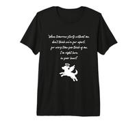 Duelo de Perro Ideas conmemorativas de Mascotas Pérdida de la Tristeza del Perro Camiseta Premium