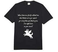 Duelo de Perro Ideas conmemorativas de Mascotas Pérdida de la Tristeza del Perro Comfort Colors Adult Heavyweight T-Shirt