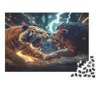 Duelo Salvaje 1000 Piezas Puzzle Papel Adultos Material Grueso Ecológico Puzzle Educativo Decoración Salón Relajante Cerebral 38x26cm/1000pcs