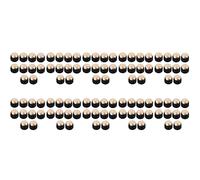 Duendhd 100 perillas para amplificador de guitarra AMP, color negro y dorado