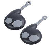 Duendhd 2 x 2 botones llave mando a distancia para alarma Cobra sin batería, color negro