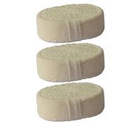 Duendhd 3 esponjas naturales Luffa para baño y ducha, cepillo de masaje saludable para el cuerpo