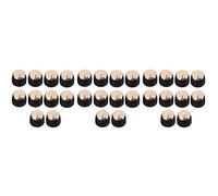 Duendhd 30 perillas para amplificador de guitarra y amplificador, color negro y dorado