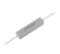 Duendhd 5 unids 5% resistencia enrolla cemento cerámico de 10 W Watt 15 ohm