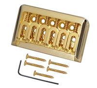 Duendhd 6 Cuerdas Fijas Eléctricas Bruto De Aleación Sólido Bruto Para Accesorios De Puente De Guitarras Eléctricas, 1