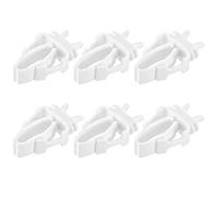 Duendhd 6 Piezas Pinzas para Verduras para PáJaros, Alimentador de Jaulas para PáJaros para AlimentacióN de Frutas y Verduras para Loros