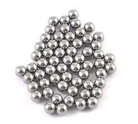 Duendhd 60 Pcs 4mm Dia Bicicleta Acero Rodamiento Bola Reemplazo