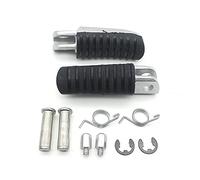 Duendhd Adaptadores de reposapiés delanteros para motocicleta ER6N NINJA 650R 1000 Z1000SX 650 1000 Z1000