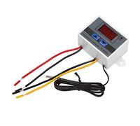 Duendhd Controlador de Temperatura LED Digital de 220V Control de Termostato 10A Interruptor Controlador de IncubacióN de Pantalla Digital