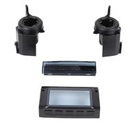 Duendhd Cubierta de pantalla de plástico para scooter eléctrico + mango izquierdo y derecho + kit de carcasa de lámpara para S1 S2 S3 ETWOW