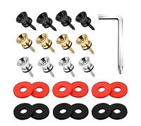 Duendhd de 12 botones de goma para ukelele acústico eléctrico