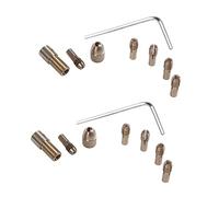 Duendhd de 16 piezas de portabrocas de 0,5 a 3 mm para mini