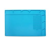 Duendhd Esterilla de soldadura aislante de silicona antiestática para soldadura, de reparación de soldadura