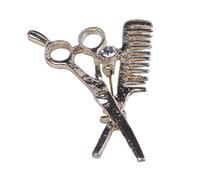 Duendhd mini peine tijeras exquisito de cristal joyería de boda, Metal