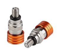 Duendhd MotocróS M4X7Mm Fork Bleeder VáLvulas de para 85 125 144 200 250 300 350 450 EXC XC XCW Tornillo de Purga VáLvula Naranja
