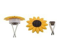 Duendhd Paquete de 2 accesorios de girasol para coche, bonitos ambientadores de coche, clips de ventilación de girasol, decoraciones de para girasoles, decoraciones de ventilación interior coche