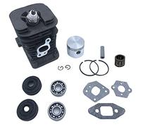 Duendhd Pistón cilíndrico de 41,1 mm para Partner 351 260 340 352 370 390 420 210 220 221 230 260 1950 2150 2550