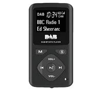 Duendhd Radio Digital/Bluetooth 4.0 Bolsillo Personal Mini Radio PortáTil Auricular MP3 -USB para el Hogar