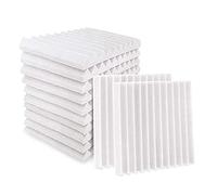 Duendhd Tablero de Espuma AcúStica de 12 Piezas, Azulejo de CuñA de Estudio, Panel de Pared de Tratamiento de Estudio de PiráMide Insonorizado de Espuma AcúStica, Etc., 2.5X30X30Cm