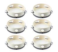 Duendhd Tamborina de tamborina musical de 6 pulgadas, redondo de percusión para fiestas de KTV