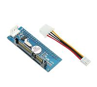 Duendhd Tarjeta Adaptadora IDE SATA de 3,5 Pulgadas de Computadora de Escritorio Unidad óPtica IDE Convertidor SATA Puerto Paralelo Puerto Serie