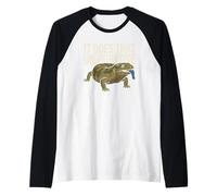 Dueño de Blue Tongue Skink Skink Blue Tongue Lizard BTS Skink Camiseta Manga Raglan