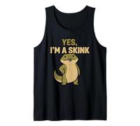 Dueño de Blue Tongue Skink Skink Blue Tongue Lizard BTS Skink Camiseta sin Mangas