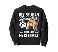 Dueño de Perro Cachorro Entusiasta de los Perros Familia Belga Tervuren Sudadera