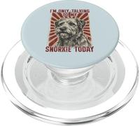 Dueño de Perro de snorkie Divertido Solo Estoy Hablando con mi esnórquel Hoy PopSockets PopGrip para MagSafe