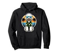 Dueño de perro Komondor Summer Vibes Vacaciones Vacaciones Vintage Sun Sudadera con Capucha