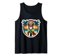 Dueño de perro perdiguero de pato de Nueva Escocia Vibes de verano Camiseta sin Mangas