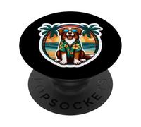 Dueño de perro perdiguero de pato de Nueva Escocia Vibes de verano PopSockets PopGrip Adhesivo
